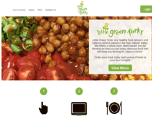 Tablet Screenshot of littlegreenforks.com
